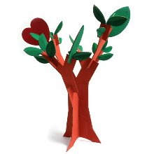 [아트공구][올망이네338](5명분)퍼즐 행운나무 만들기(종이공작)